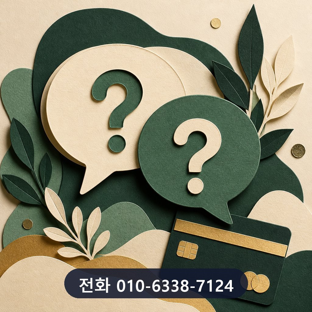 신한카드 한도 현금화 자주 묻는 질문 이미지